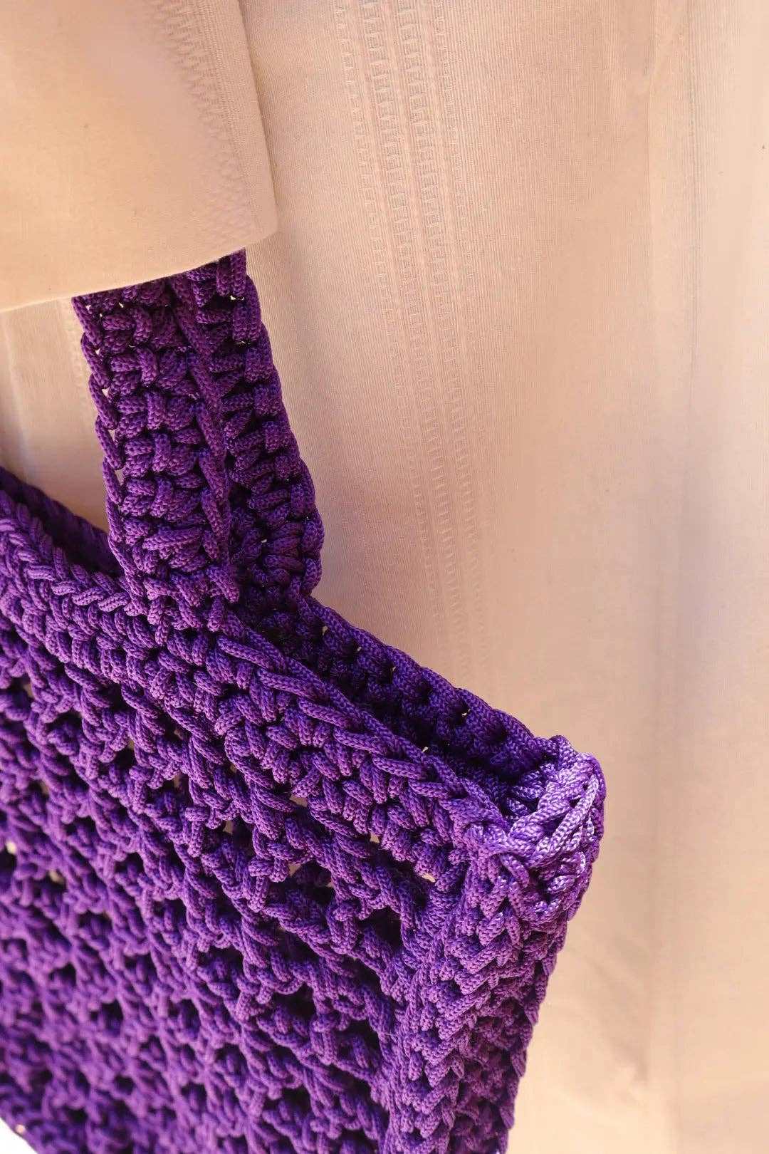 Néda - Wholesale Tote Bag - Women's - Handmade Nylon Crochet Handbag - KARINE (several colors available)4