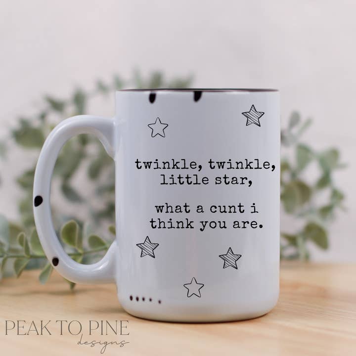 Peak To Pine Designs - Wholesale Coffee Mug - Twinkle, twinkle