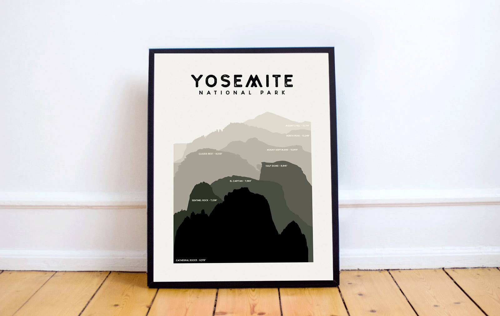 Amandalee Design - Wholesale Art Print - Elevations of Yosemite National Park Art Prints5