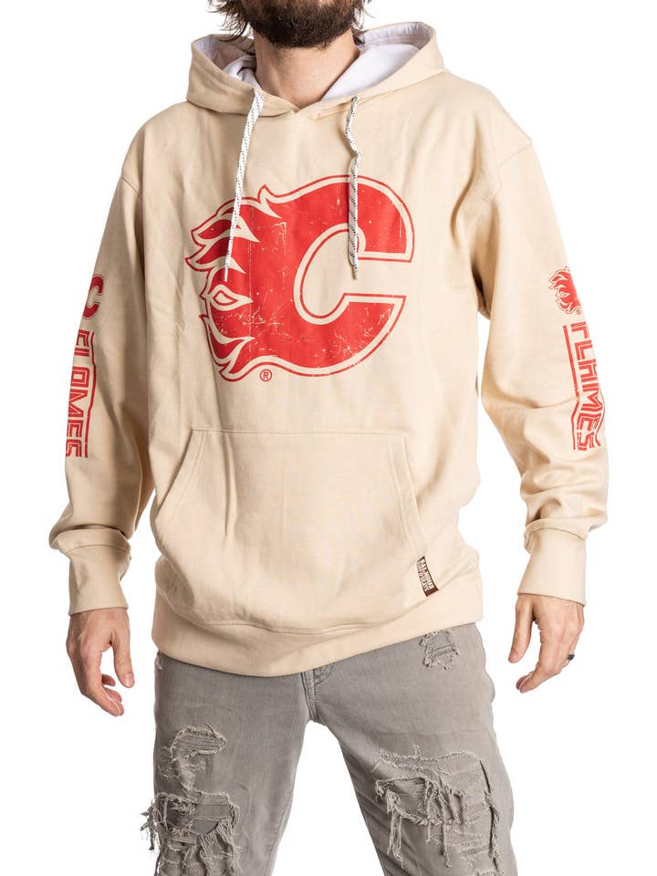 Official Licensed NHL Calgary Flames Vintage Vibes Hoodie for wholesale by Calhoun Sportswear