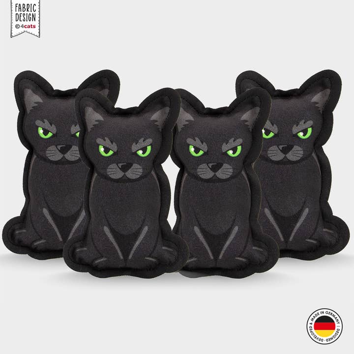 4cats Heimtierbedarf GmbH – wholesale Leksak - Katt – 4cats Halloween-karaktär - Svart katt - 4 stycken