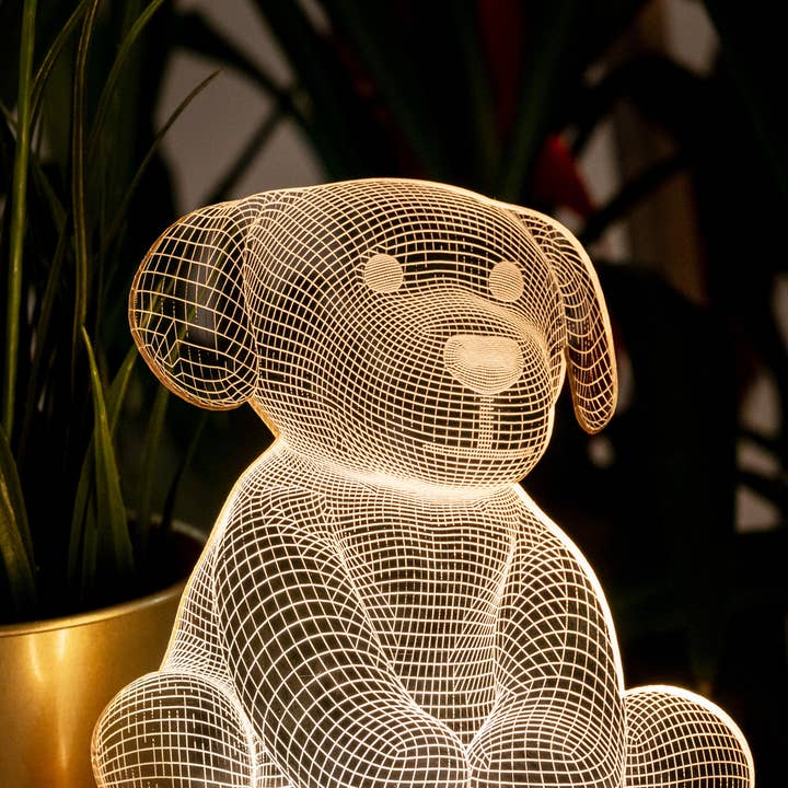 Dsg Gifts - Wholesale Accent/Desk Lamp - Cute Dog 3D Led Illusion Lamp Perfect For Any Occasion3