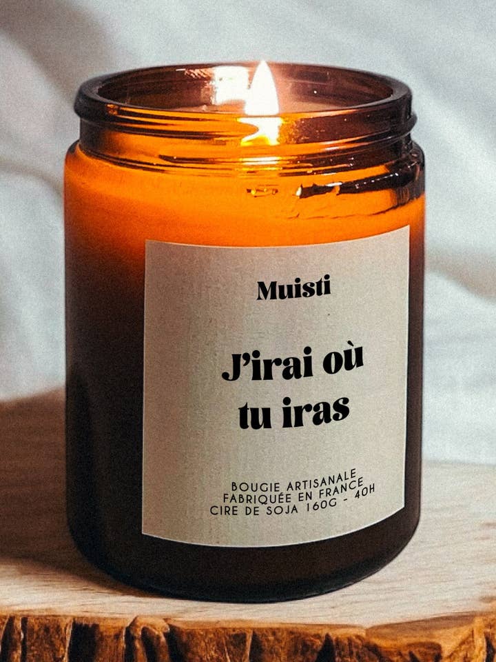 Scented Candle - I'll Go Where You Go for wholesale by Muisti