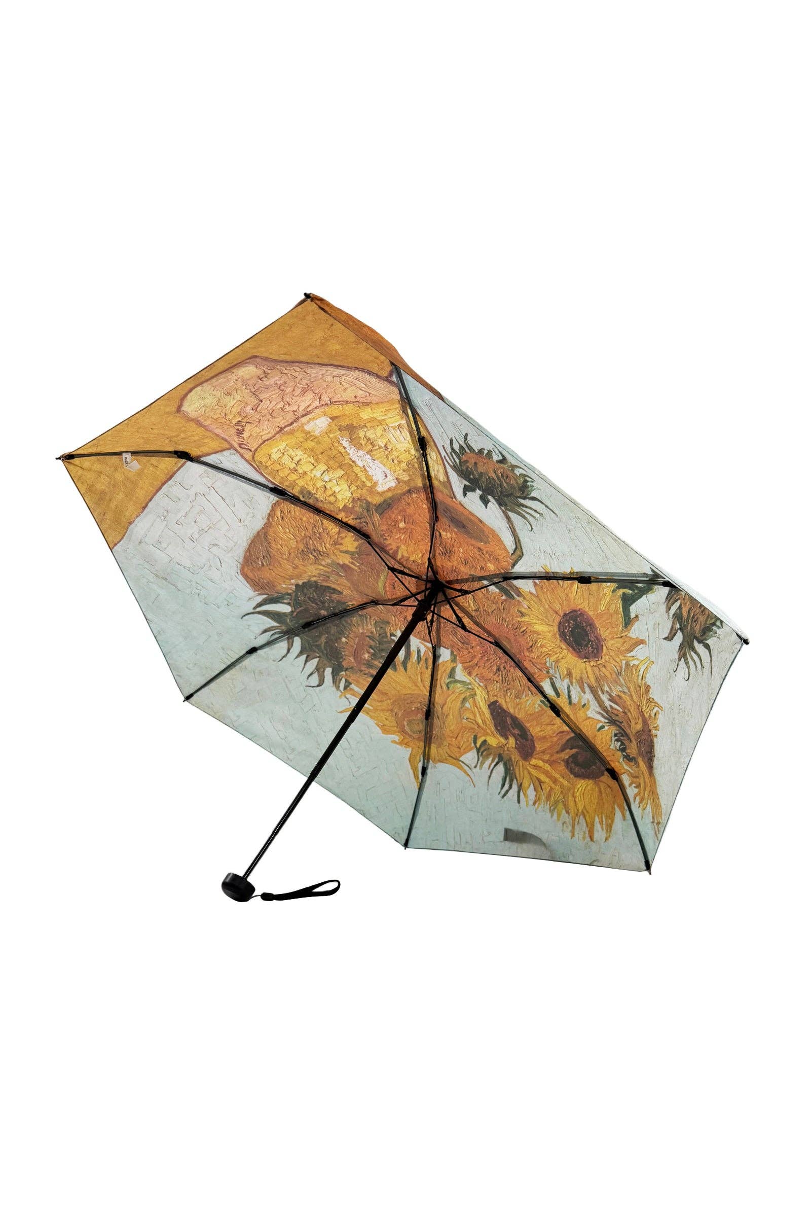 Helles Blau Van Gogh Sonnenblumen Regenschirm mit Reisetasche (Mini) für den Großhandel auf Faire3