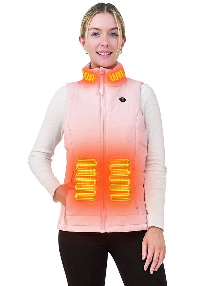 Antarctica Outdoors - Vendita all'ingrosso Gilè imbottito - Donna - GILET ANTARCTICA GEAR da Donna Riscaldato Ricaricabile Leggero per l'Inverno all'Aperto4