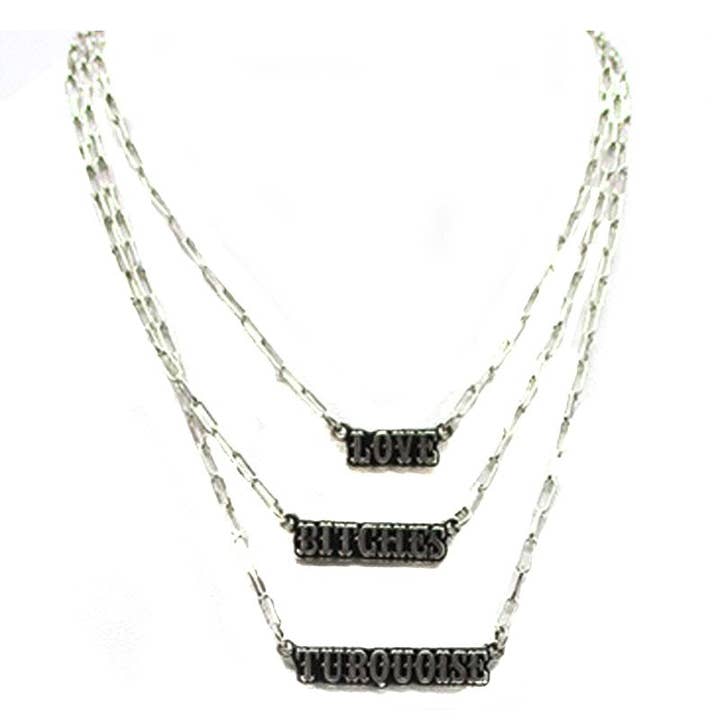Western 3 Separate Necklace Set for wholesale by Snowing West