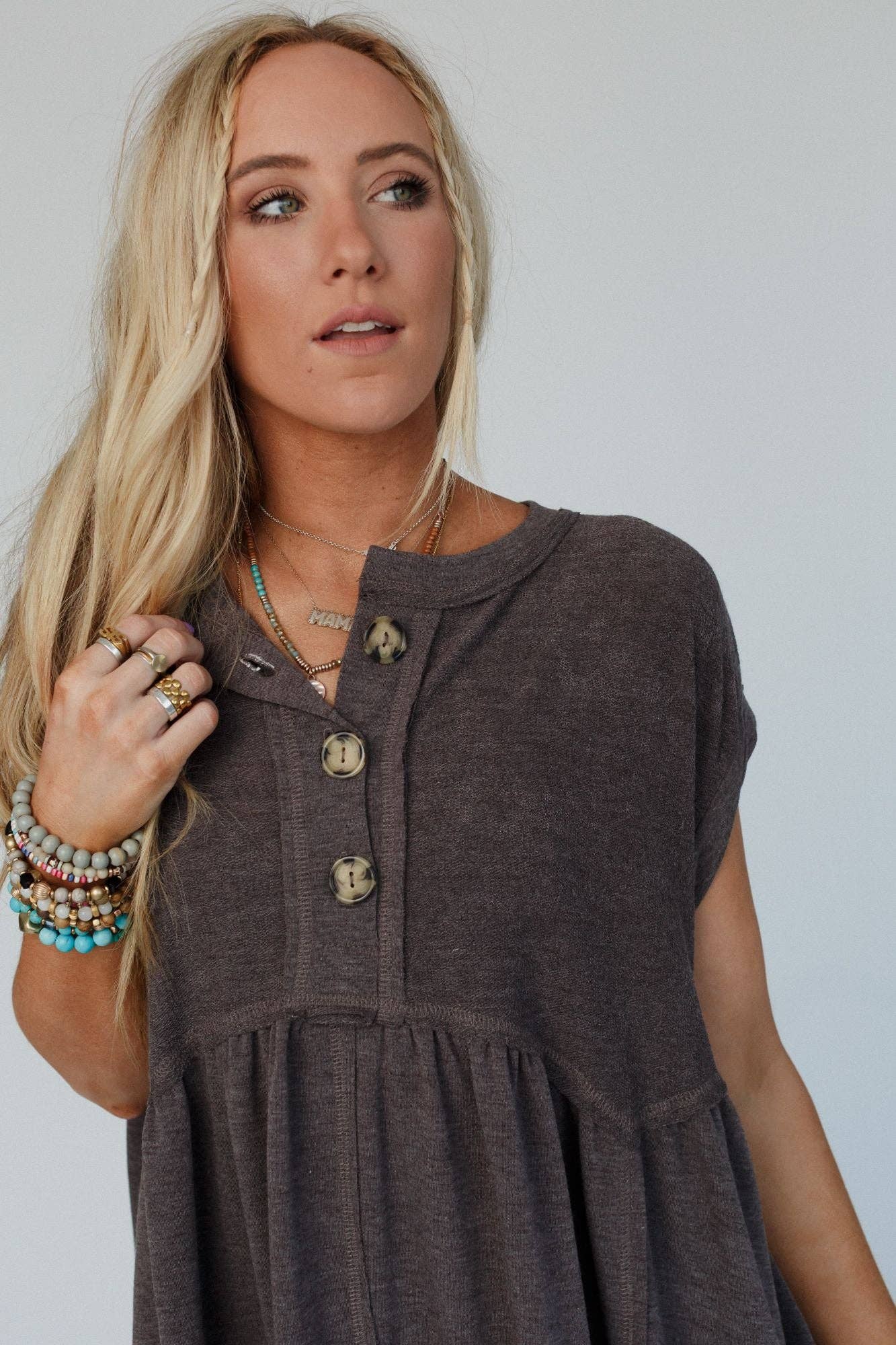 Three Bird Nest - Vente Robe – femme - Robe pour poupée Sweet Nothings - Anthracite0