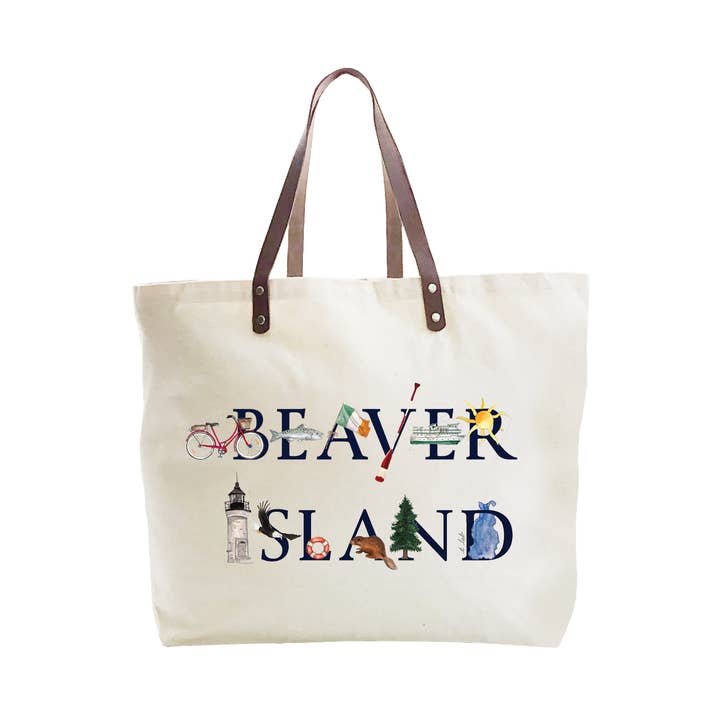 bolso grande Beaver Island para venta al por mayor de Tina Labadini Designs
