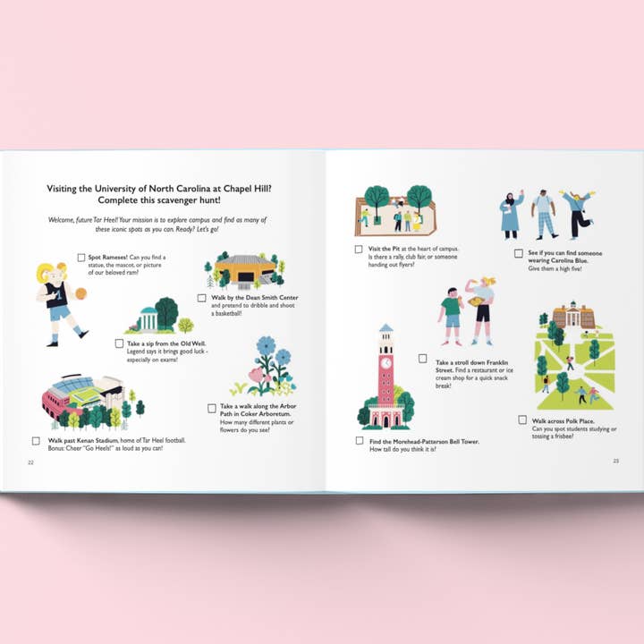 Collegiate ABCs - Wholesale Preschool Book (3-5) - University of North Carolina A to Z Children’s Book6