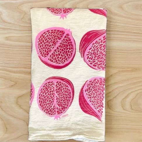 noon designs - Wholesale Tea towel - pomegranate tea towel 0