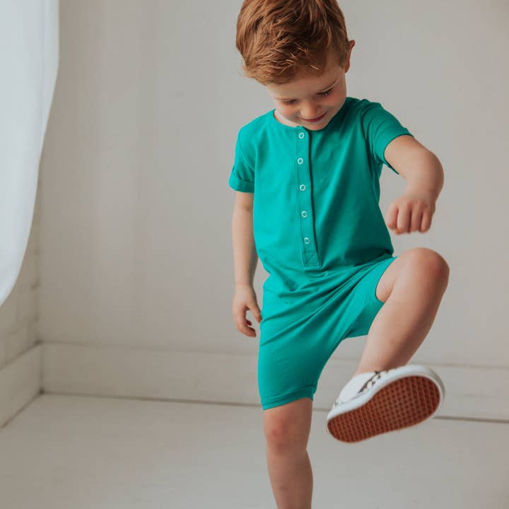 Pelele Esencial de Punto - 'Verde Azulado' para venta al por mayor de RAGS