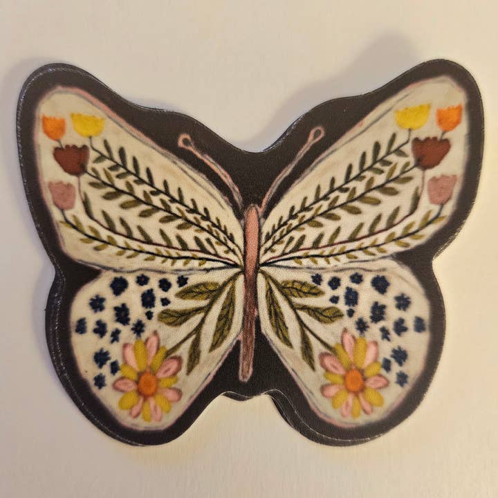 Schmetterlingsblumen Vinylaufkleber für den Großhandel von Blueberry Road Cards