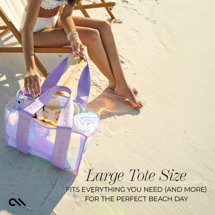 Case-Mate - Wholesale Tote Bag - Women's - Case-Mate Soap Bubble Beach Tote Shoulder Bag - Iridescent