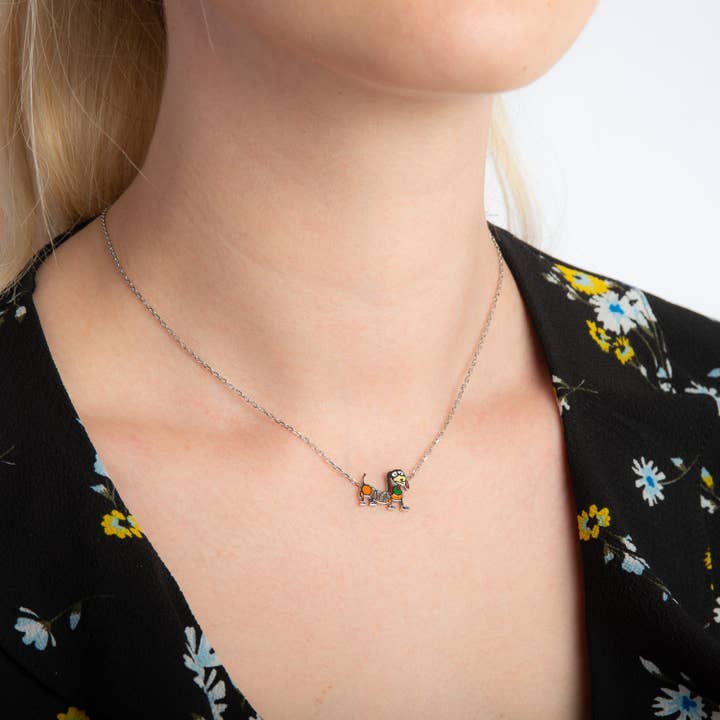 Couture Kingdom - Wholesale Pendant/charm necklace - ECC Slinky Dog Necklace1