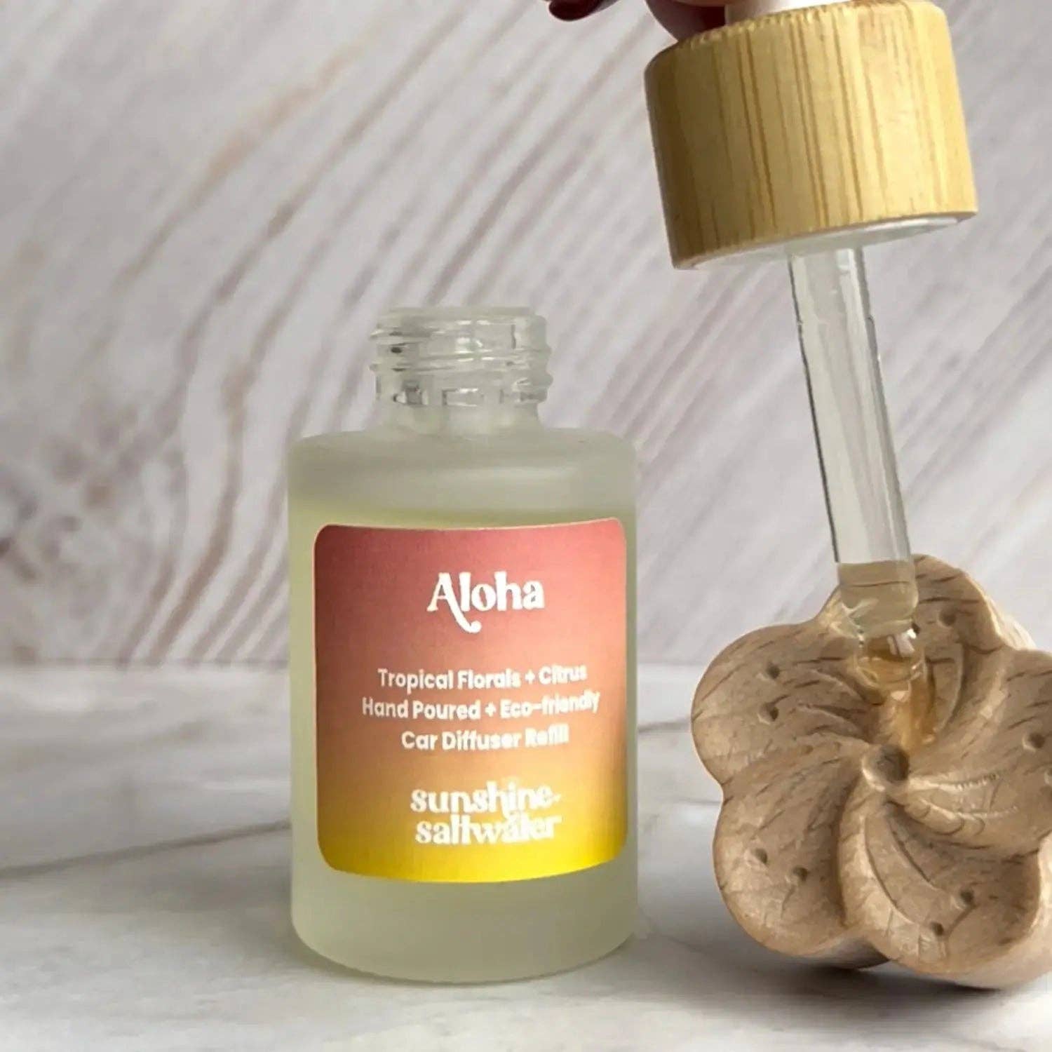 Sunshine + Saltwater - Wholesale Car Freshener - Unisex - Hibiscus Flower 🌺 | Car Diffuser3