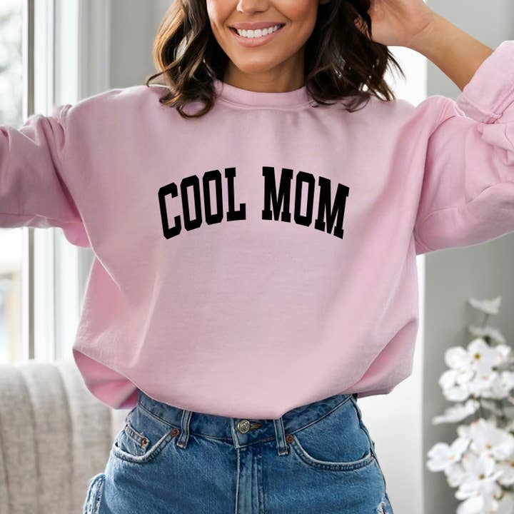 LA Shirt Company - Wholesale Graphic Sweatshirt - Women's - Cool Mom - Sweatshirt3
