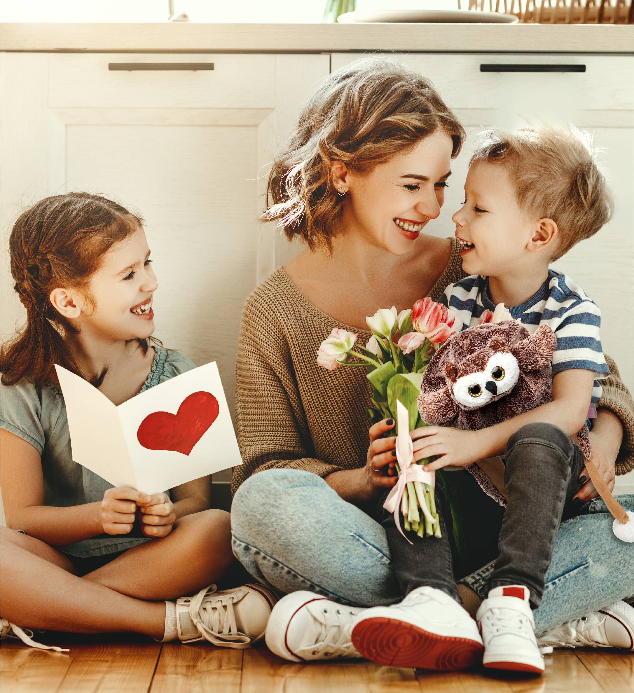 Cota Global - Wholesale Kids Hat - Kids - Plush Mothers Day Heart - Super Soft Plush Hat - Owl4