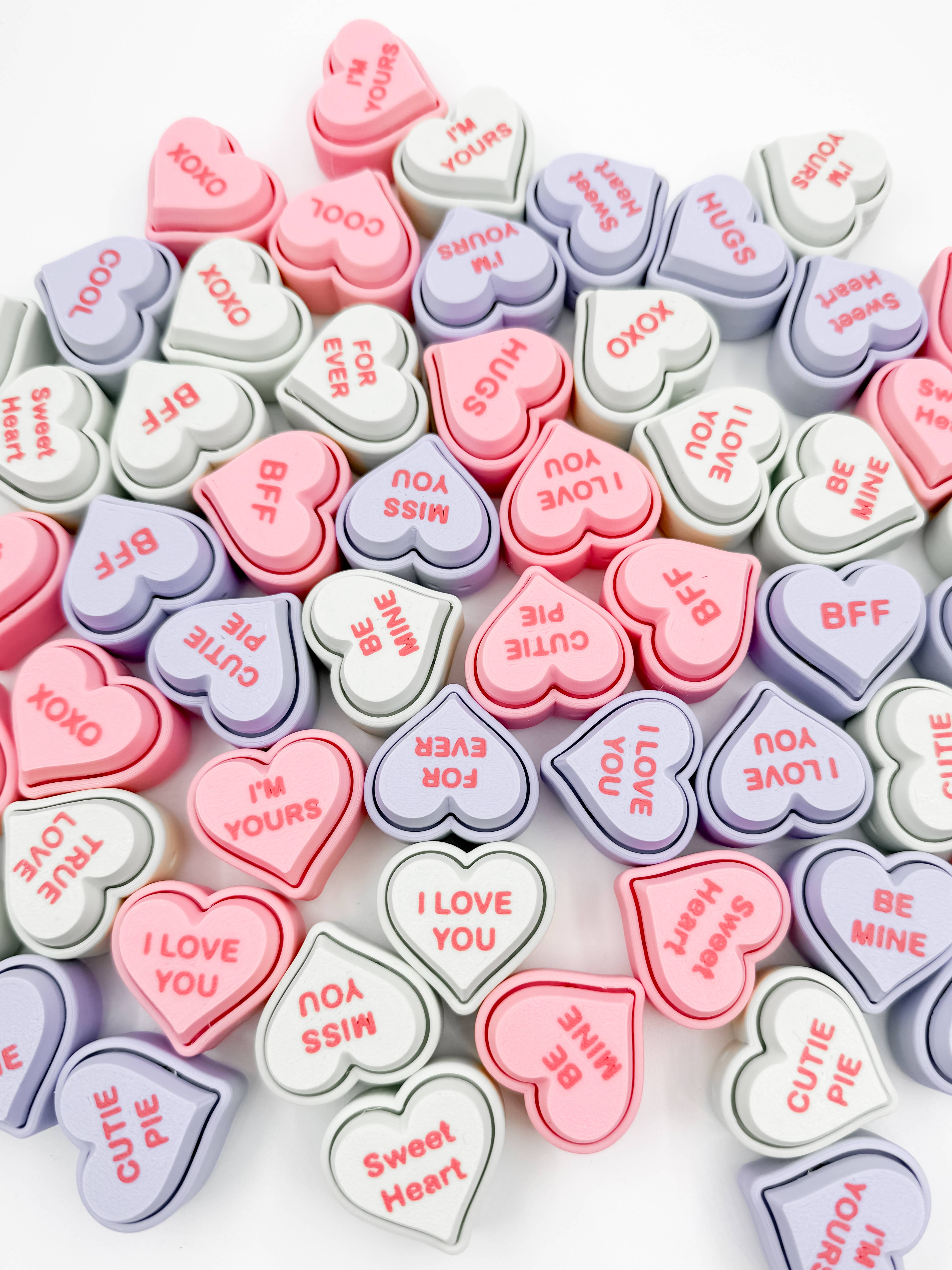 Lauren Ann Boutique & Designs - Wholesale Fidgetspeelgoed - Kinderen - Valentijnsgesprek Hart Toetsenbord Klikker Fidget6