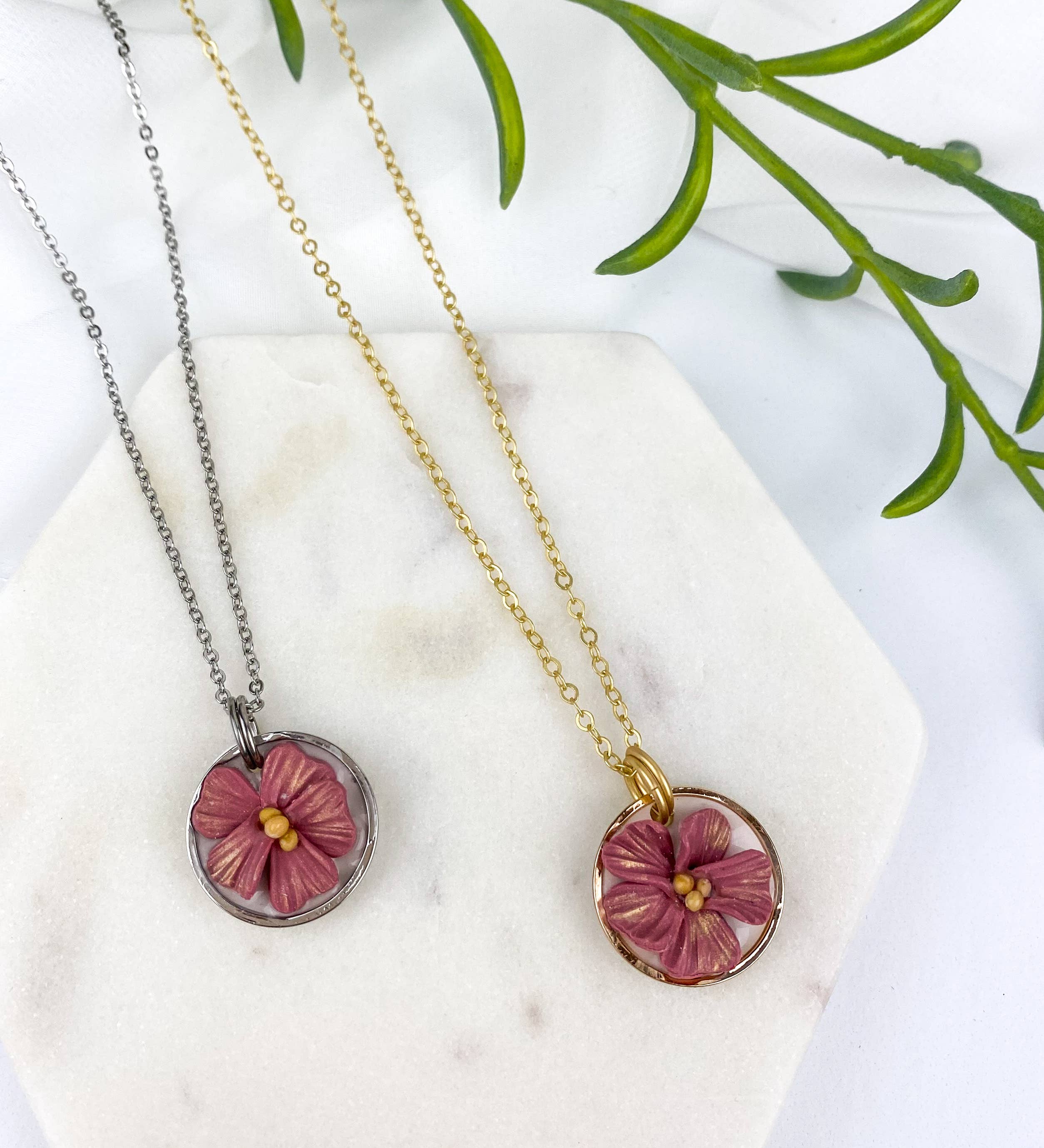 Light Shine - Wholesale Pendant/Charm Necklace - Faith Necklace | Clay Flower Scripture | Christian Uplift1