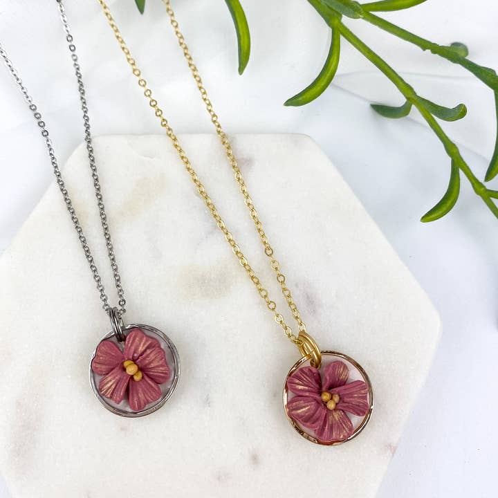 Light Shine - Wholesale Pendant/Charm Necklace - Faith Necklace | Clay Flower Scripture | Christian Uplift1