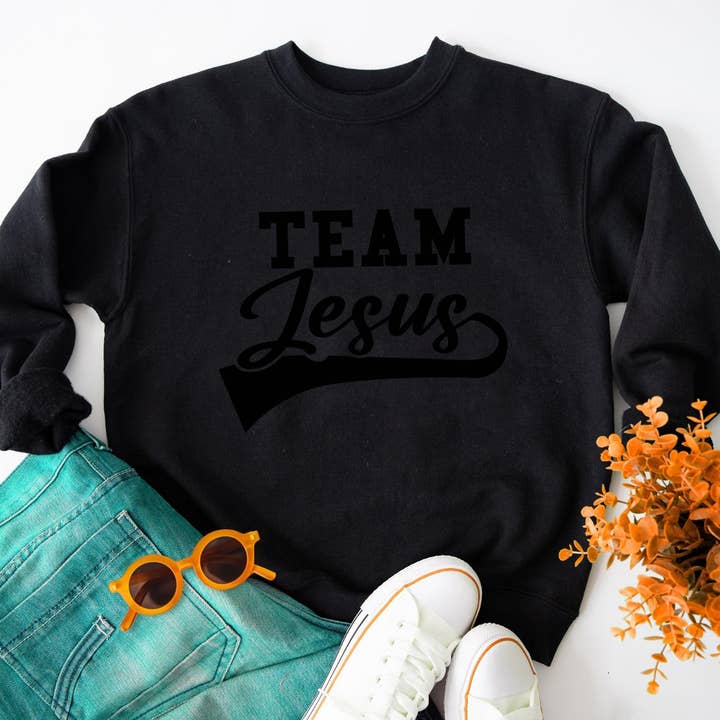 Team Jesus Sweatshirt, Gift For Team Jesus, Faith T-shirt for wholesale by Vivtrek