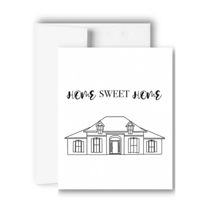 New Home Friendship Greeting Card for wholesale by Brandi Creations Design Studio