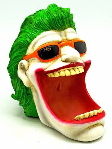 Big Joker Ashtray/Incense Burner for wholesale by Fantasy Gifts