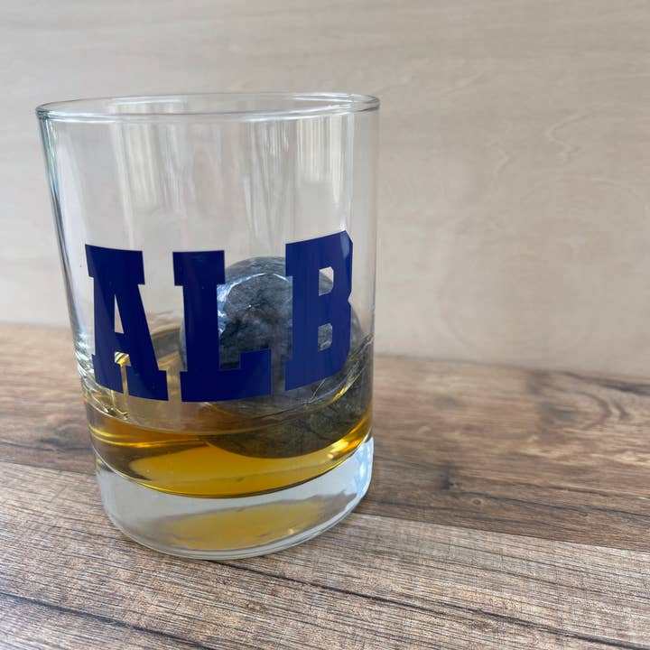 Breakout Press Co. - Vente Verres à cocktail/alcool - Verre ALB Rocks, Albany, New York1