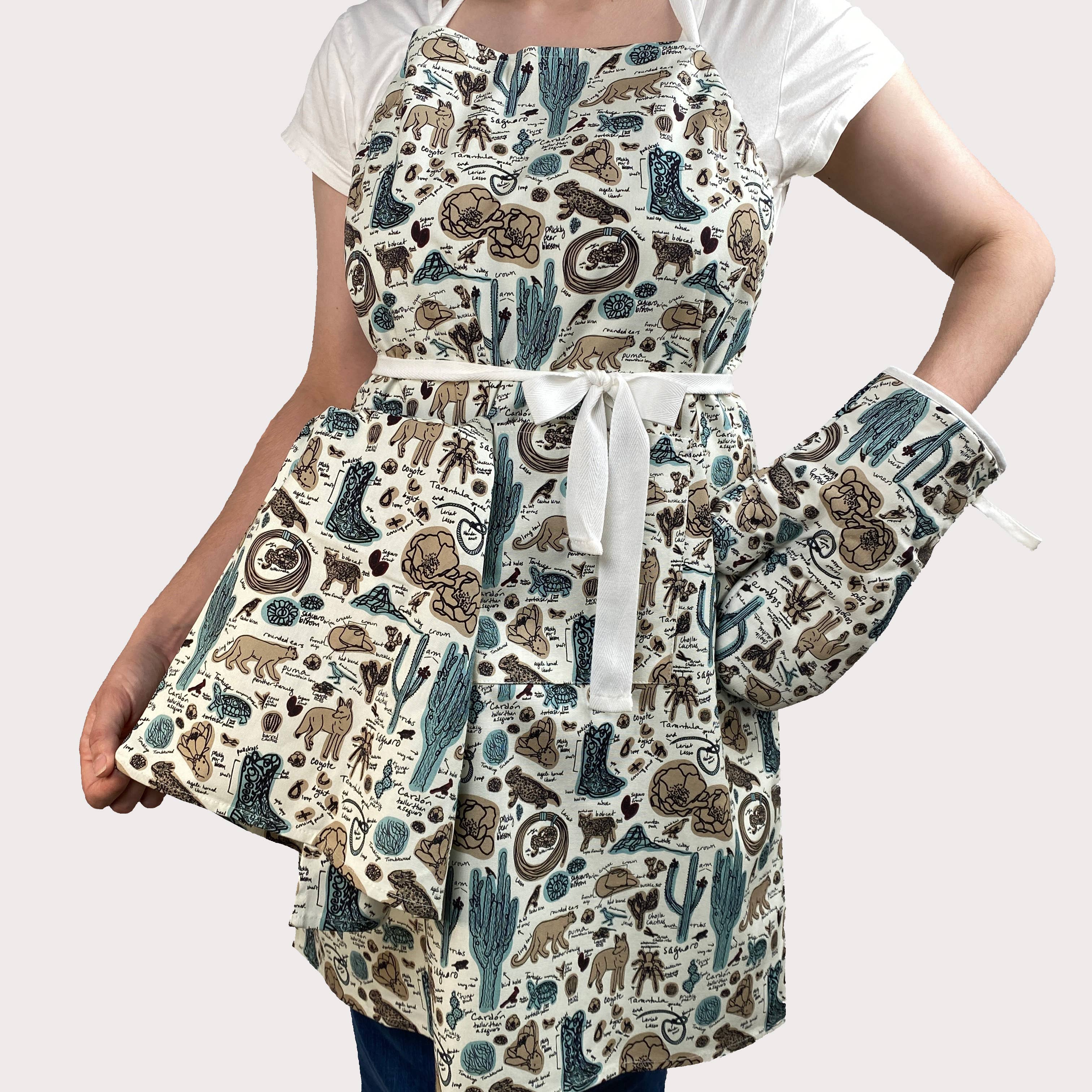 Cher the Fire - Wholesale Tea Towel - Linen Tea Towel, Desert Sketchbook4