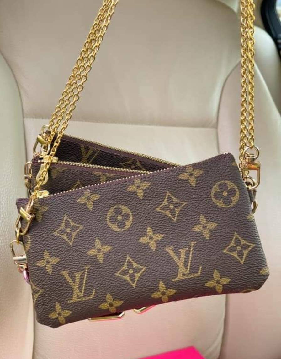 Contagious Couture - Vente Sac à bandoulière – femme - Sac bandoulière double face Louis recyclé