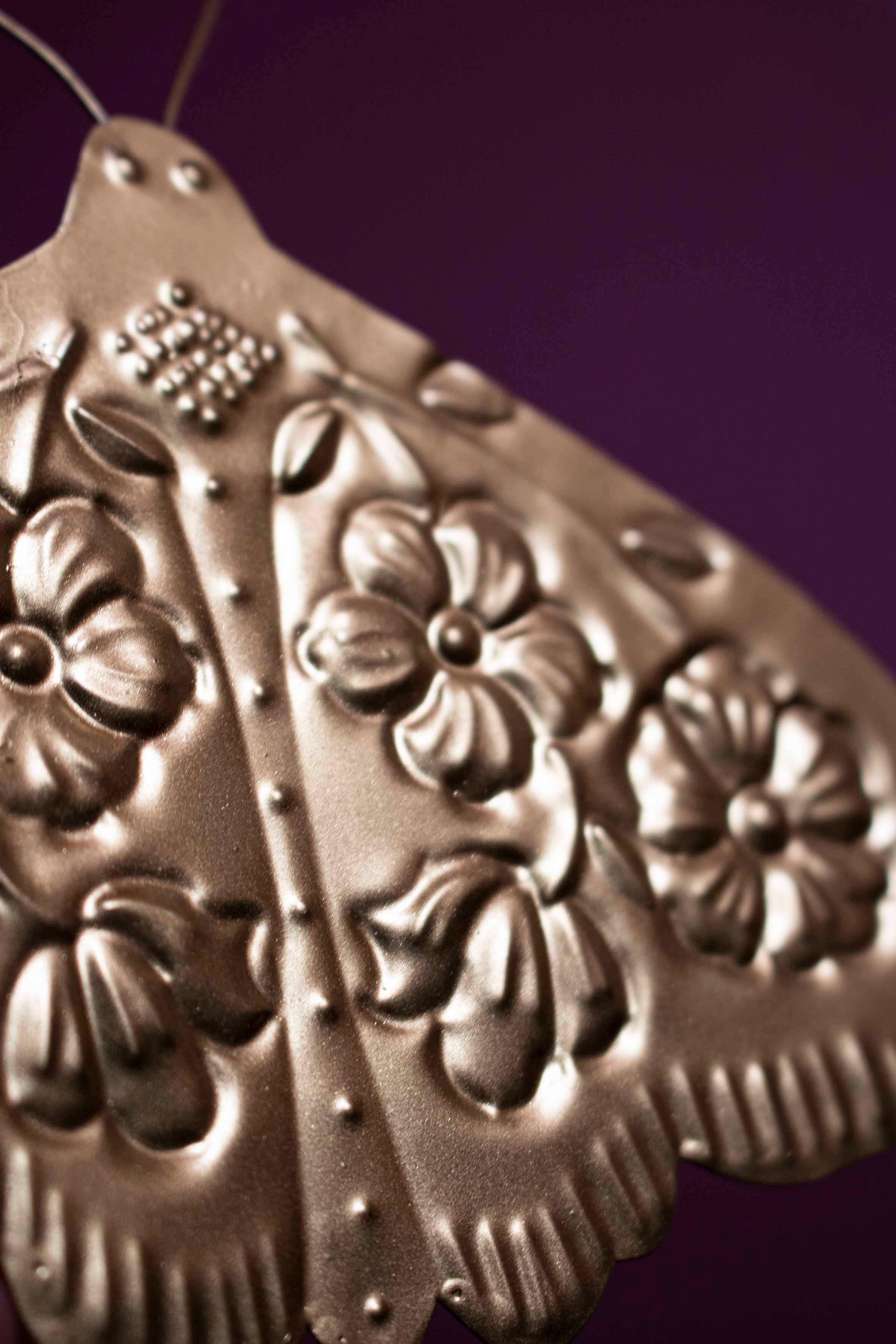 P.I. Project France – wholesale Dimensionell/3D-väggkonst – Gyllene fjärilar - mexikanska milagros - ex-voto3