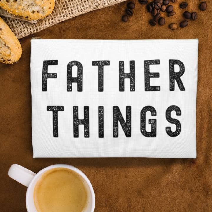 Father Things Bag, borsa per cosmetici, custodia per rasatura e bellezza, Dad Life per la vendita all'ingrosso da parte di T O T A L I Z A D O R E S