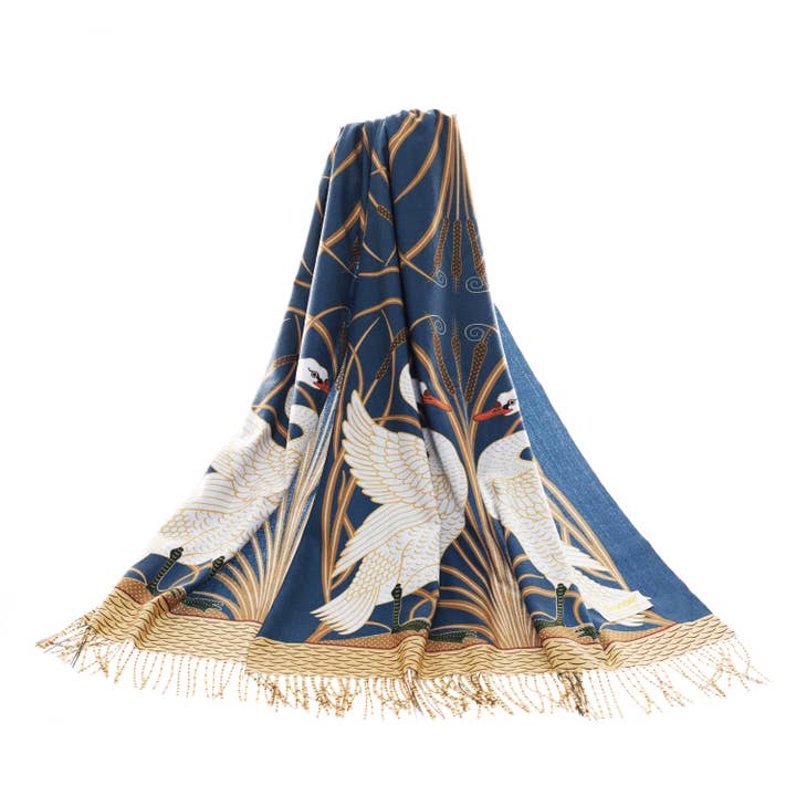 Cygne - Art Pashmina pour la vente par Signare Tapestry