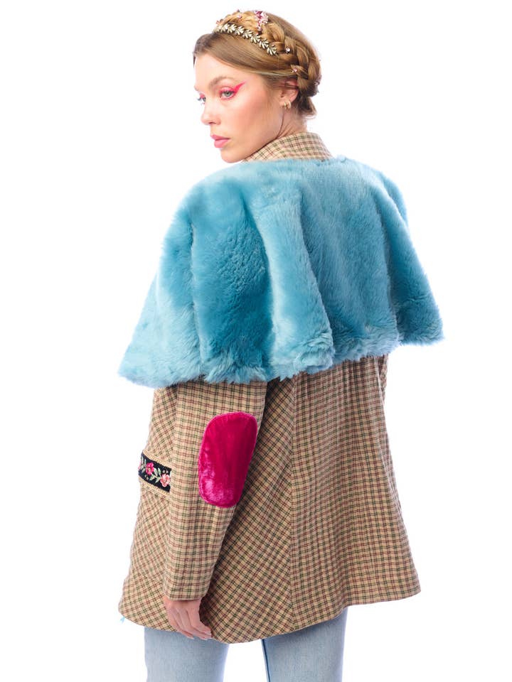 Aratta | Women's Fashion - Wholesale Blazer - Women's - Diana Beige Floral Blazer | Plaid Blazer | Flowery Jacket31