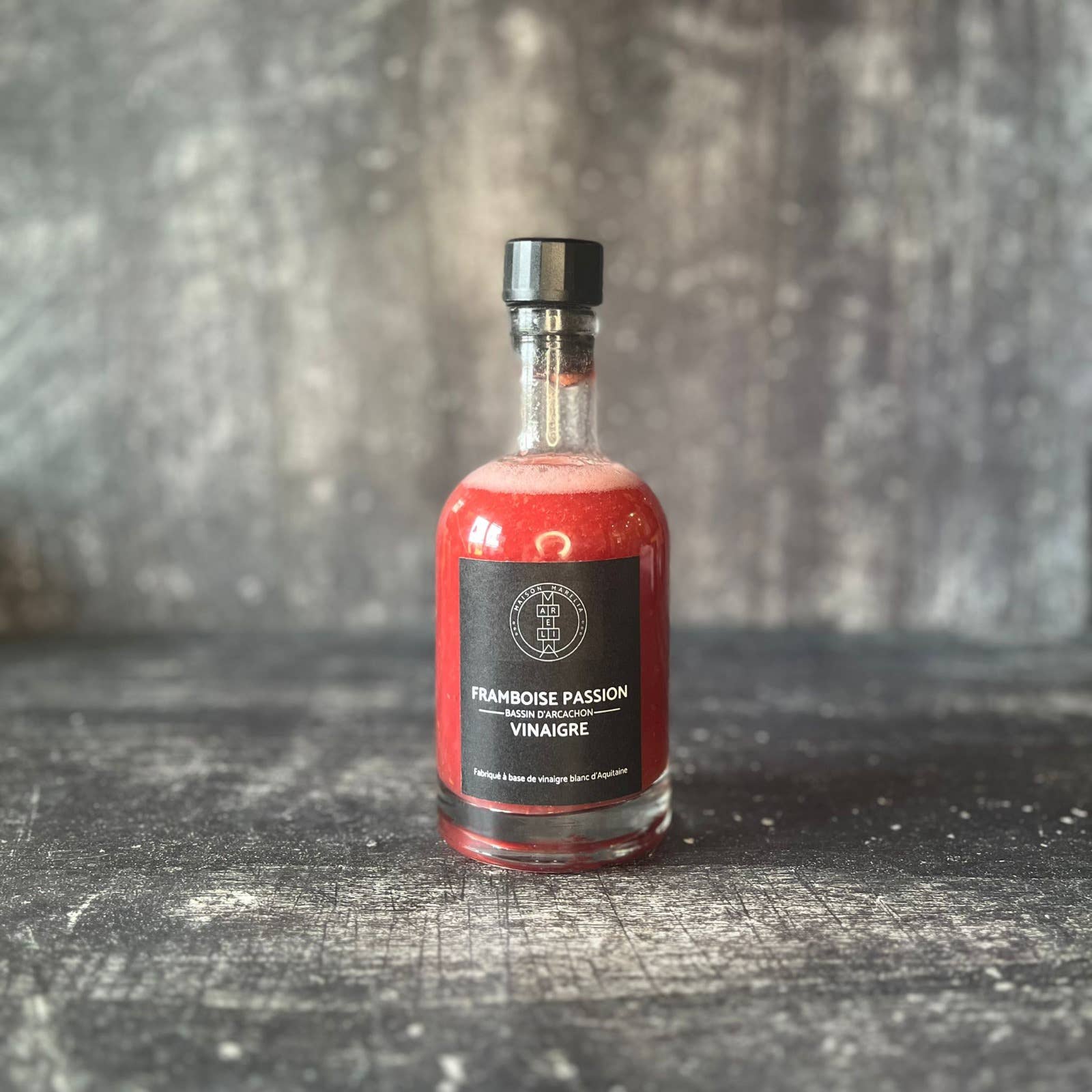 MAISON MARELIA - Venta al por mayor Vinagre - Vinagre de pulpa de frambuesa y fruta de la pasión 250 ml