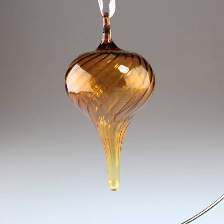 Droplet Ornament for wholesale by Lake Superior Art Glass