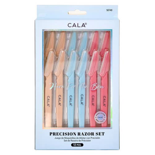 Best Beauty Group - Wholesale Razor - CALA 12 Piece Precision Razors Set Hair Removal1