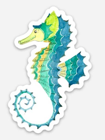 Zeepaardje sticker voor wholesale door Artcolorworks