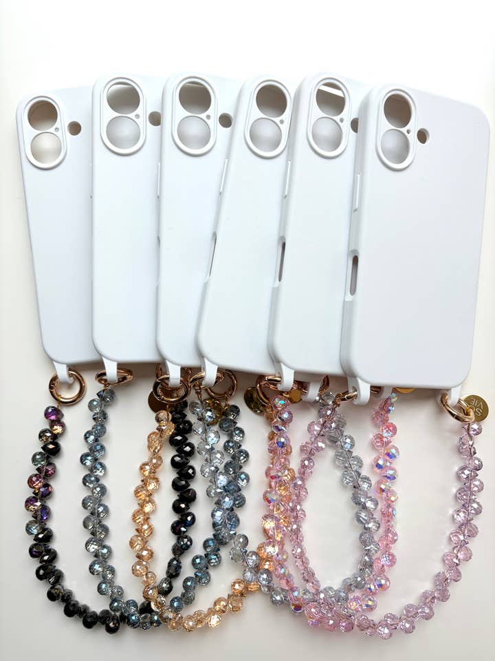 Pochette de téléphone Raindrop, sangle, charme pour la vente par SO VIE