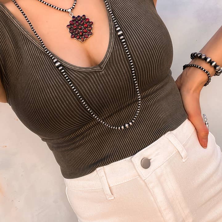 Krush Kandy – wholesale Pärlband/Pärlhalsband – 14"-36" Längder Wild West Graderade Ökenpärlhalsband1