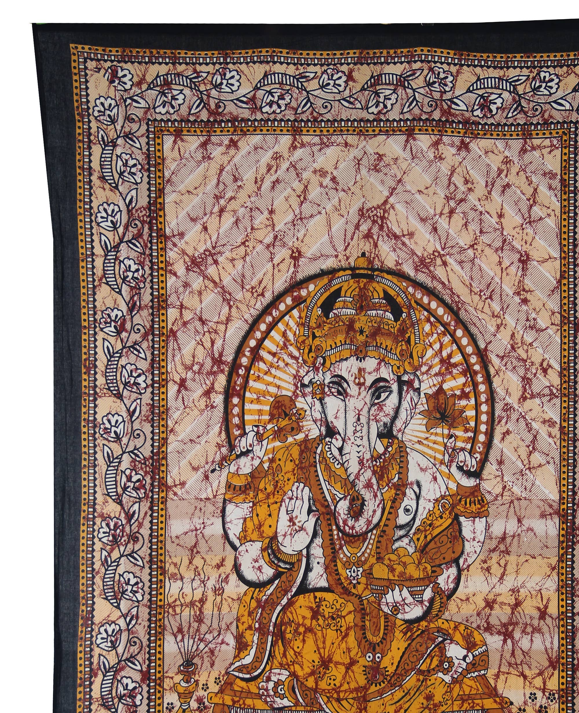 Lungta Imports - Wholesale Tapestry/Textile - Ganesha Ganesh Ganpati Tapestry Wall Hanging Decor4