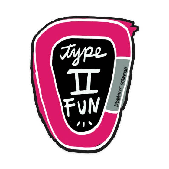 Carabiner Type 2 Fun - 3" Weatherproof rock climbing sticker for wholesale by Dynamite Starfish