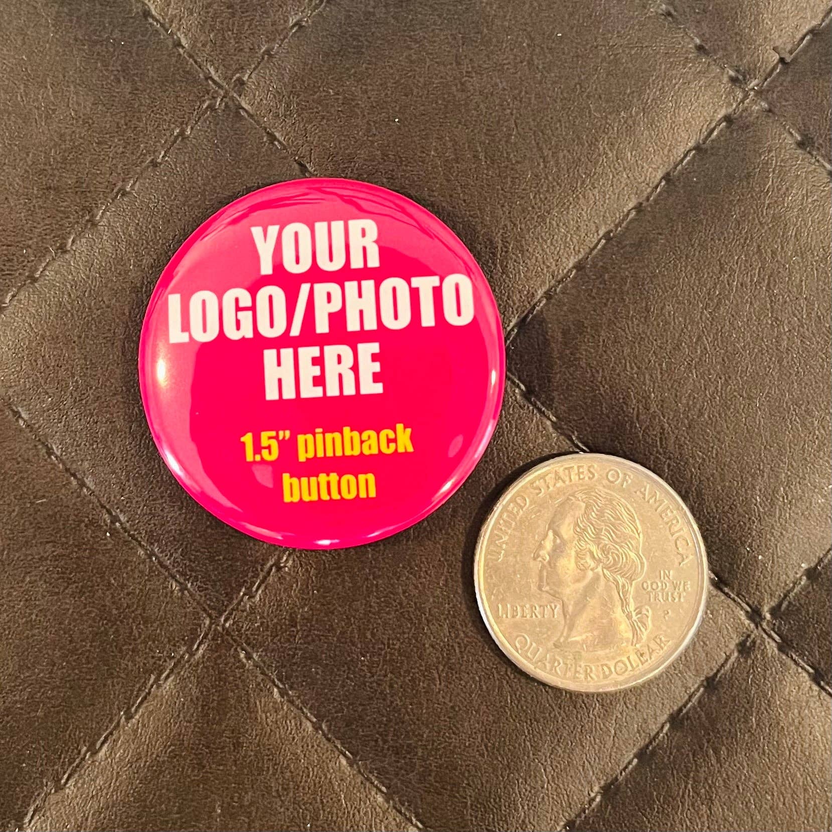 Stuck On Joy - Wholesale Lapel Pin/Button - Round 1.5" Personalized Pin back Button - BULK ORDER, Custom Design1