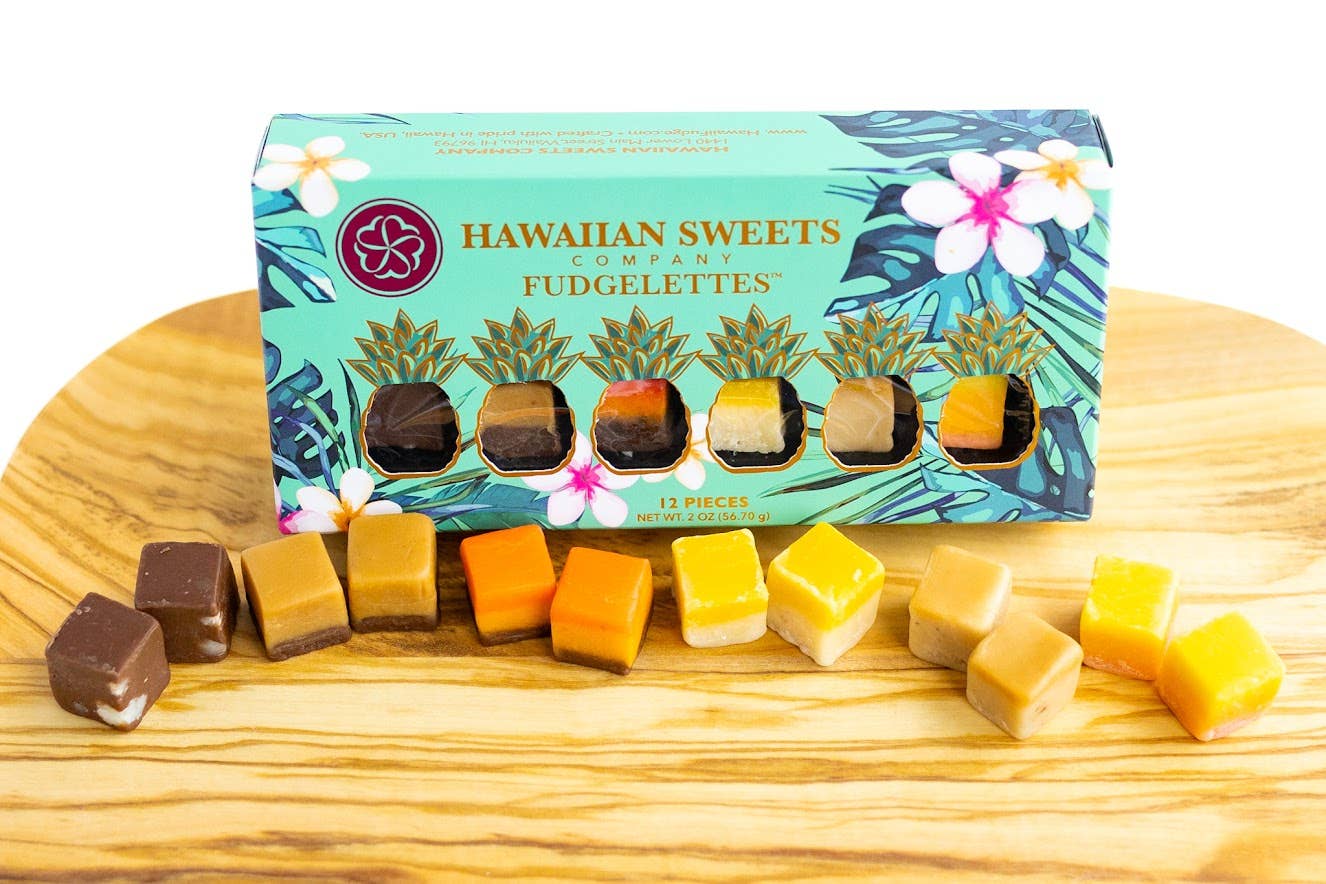 Hawaiian Sweets - Vente Fudges - Boîte de 12 variétés Fudgelette™ - Hawaii Flavors2