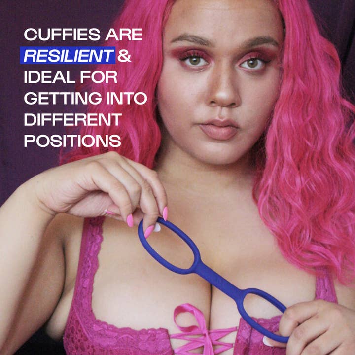 Unbound - Wholesale Sex toy - Cuffies - Resilient Body-Safe Silicone Cuffs Sex Toy8