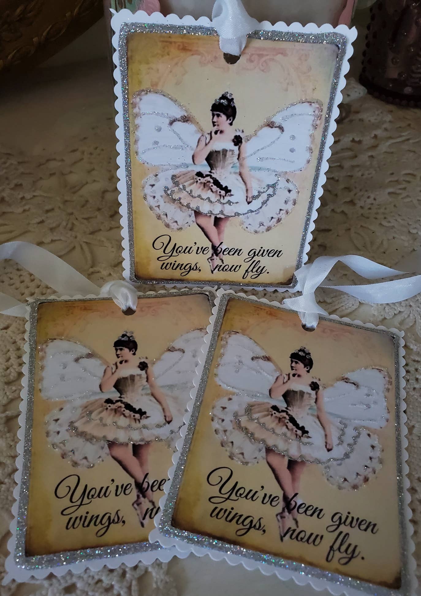 Little Heart Designs - Vente Étiquette cadeau - Étiquette cadeau Fairy You've Been Give Wings, Now Fly1