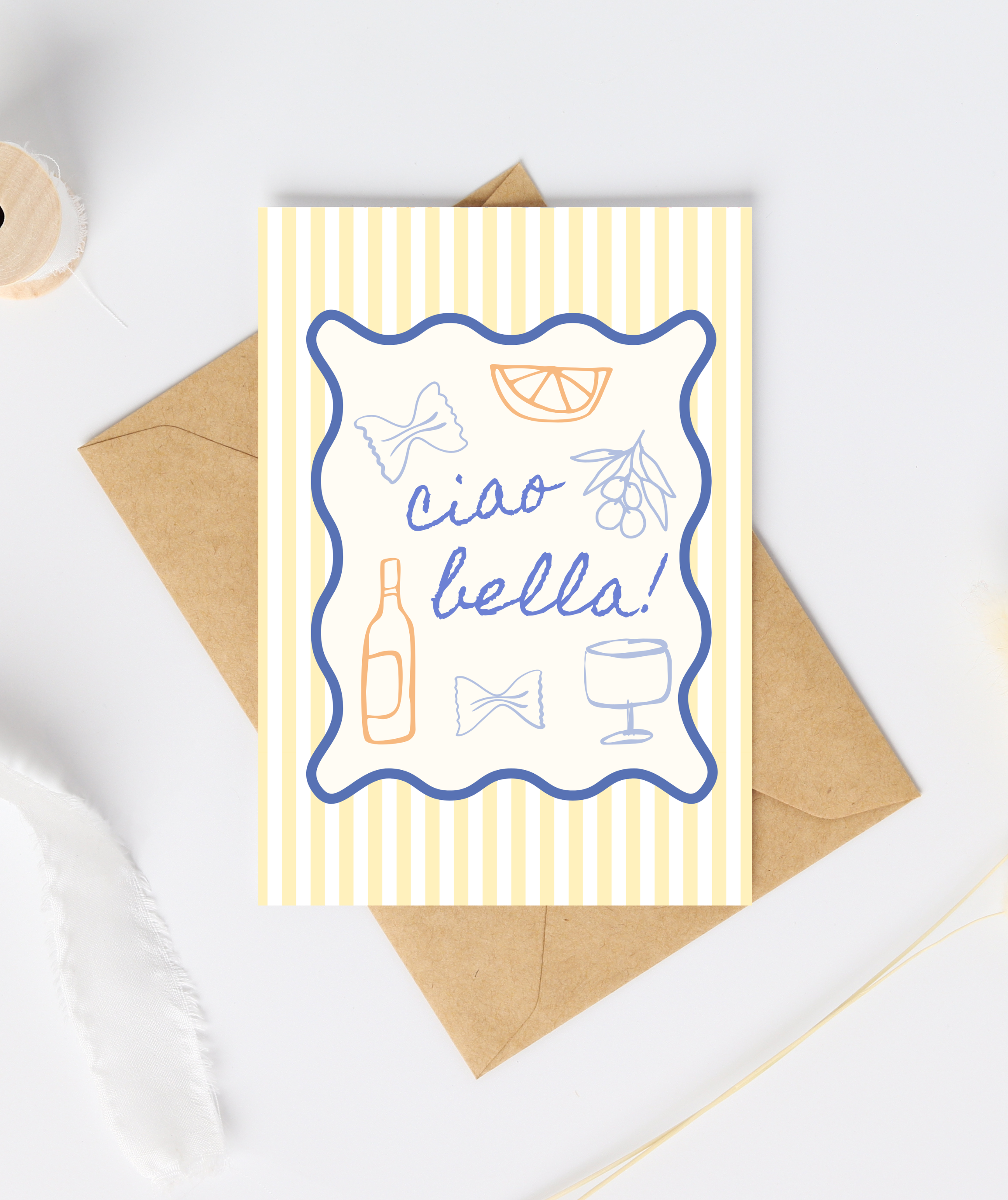 Fleurs on Sunday - Venta al por mayor Tarjetas de felicitación - Ciao Bella Tarjeta de Felicitación0