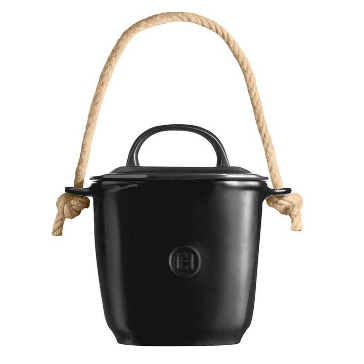 HAUS – wholesale Kitchen tool/gadget – Emile Henry Compost Bin - Black Truffle2