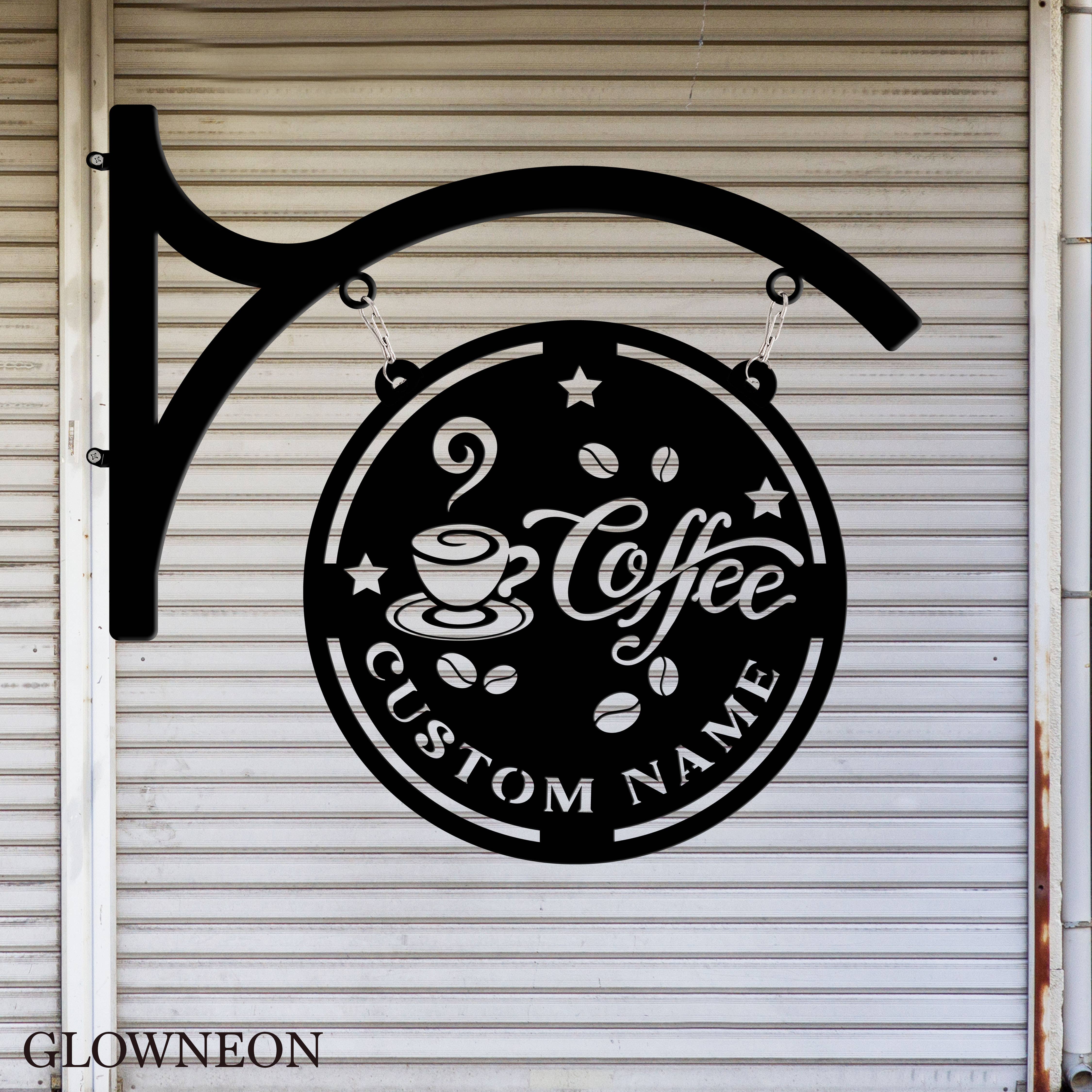 Glow Neon - Wholesale Wall Accent - Customized Hanging Coffee Shop Outdoor Wall Decor Metal Sign3