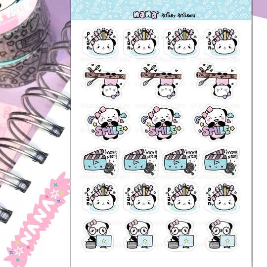 PandaLove Sheet/V005 for wholesale by Nana Sticky Stickers